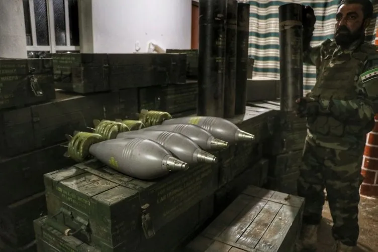 YPG/PKK’nın silah depolarında ABD’nin havan topları bulundu