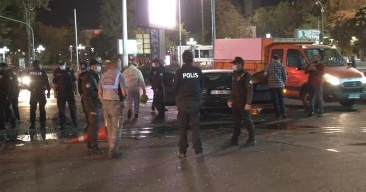 Ankara’da kadın sürücü ortalığı birbirine kattı! 3 kişi yaralı