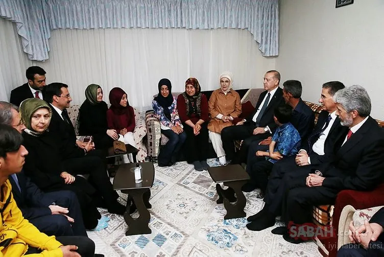 Cumhurbaşkanı Erdoğan, iftarını o aileyle beraber açtı