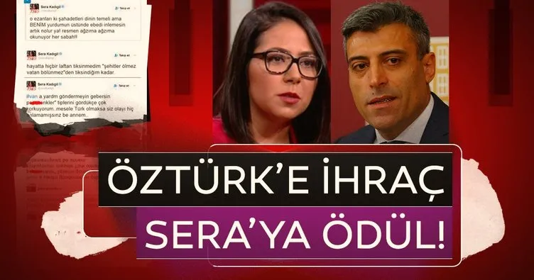 Öztürk’e ihraç Sera’ya ödül