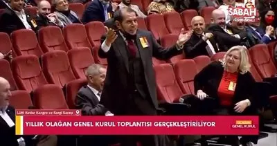 Galatasaray Mali Genel Kurulu’nda güldüren diyalog Ben ölmedim yahu! | Video