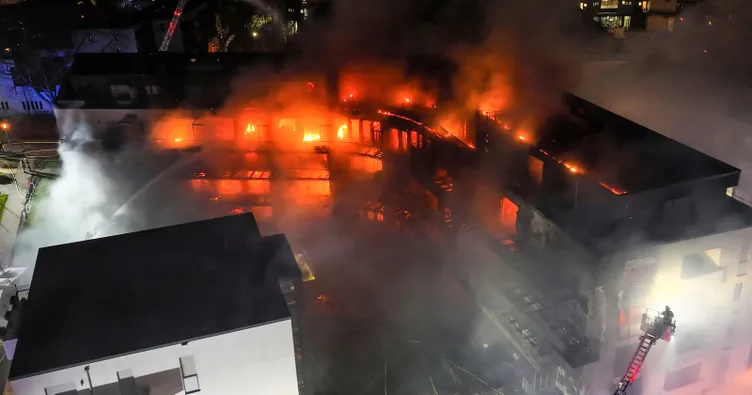 Almanya’da büyük yangın korkuttu!