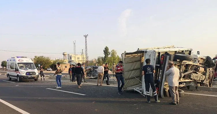 Mardin’de zincirleme kaza: 1 ölü, başsavcı ile 6 kişi yaralı