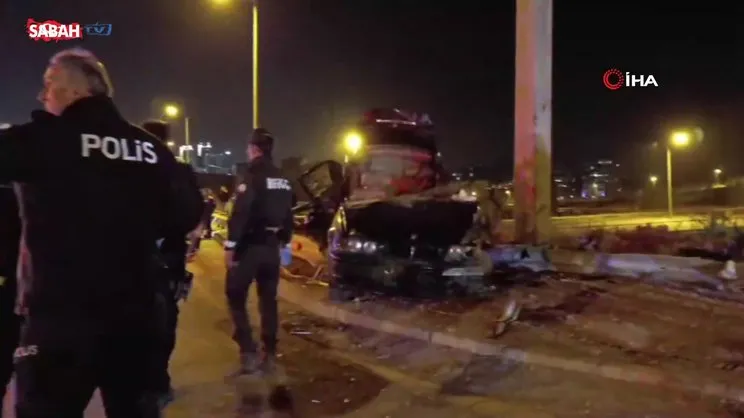 Ankara’da feci kaza: 4 ölü, 1 yaralı | Video