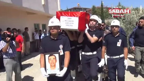 Şehit Polis Ahmet Altun, Kahramanmaraş'ta son yolculuğuna uğurlandı