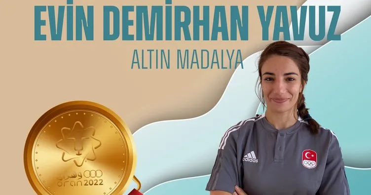 Milli güreşçi Evin Demirhan Yavuz’dan altın madalya