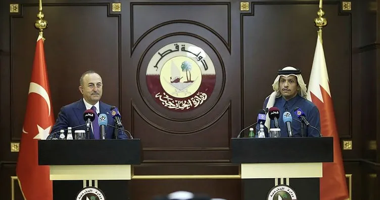 Dışişleri Bakanı Mevlüt Çavuşoğlu, Katarlı mevkidaşı Al Sani ile telefonda görüştü