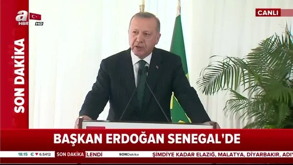 Başkan Erdoğan'dan Türkiye - Senegal İş Forumu'nda önemli açıklamalar