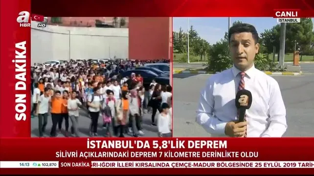 Son dakika: İstanbul'da 6.0 şiddetinde deprem!