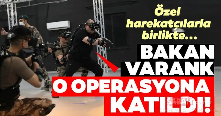 Bakan Mustafa Varank o operasyona katıldı! Özel harekatçılarla birlikte...
