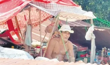 3 haftadır çatıda mahsur