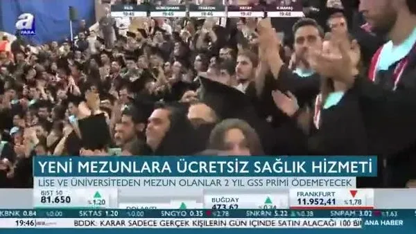 Yeni mezunlara ücretsiz sağlık hizmeti