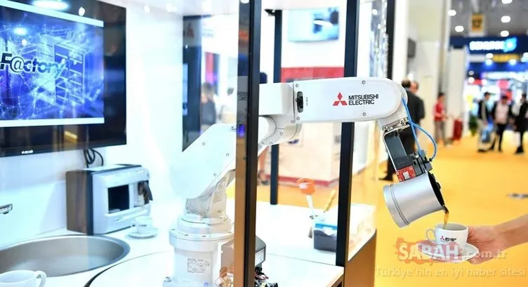 Türk kahvesi servis eden robot görücüye çıktı