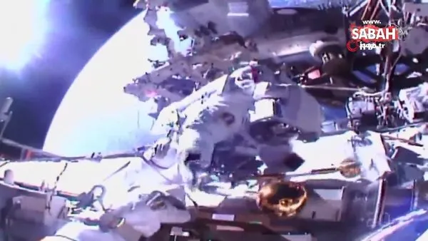 Astronotlar Uluslararası Uzay İstasyonu'nda uzay yürüyüşü gerçekleştirdi | Video