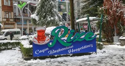 Rize tarihte bir ilk yaşadı! #rize