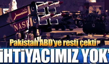 Pakistan’dan ABD’ye resti çekti