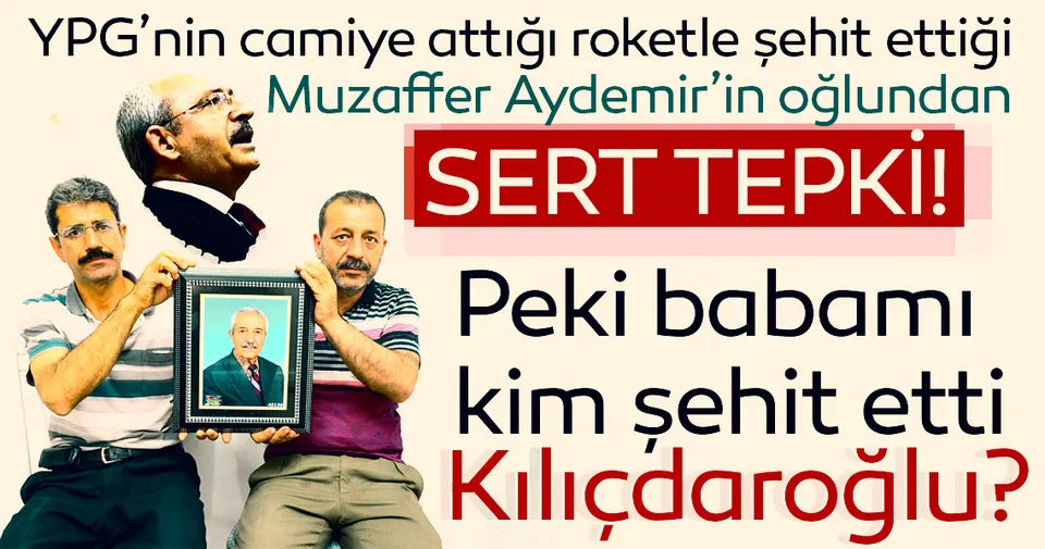 Peki, babamı kim şehit etti Kılıçdaroğlu? Son Dakika Haberler