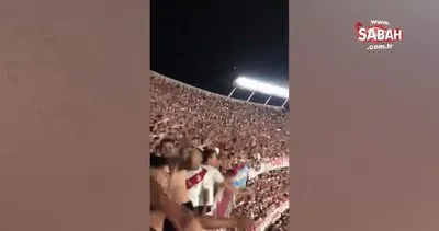 River Plate maçında inanılmaz olay! Tribünden düşen taraftar hayatını kaybetti | Video