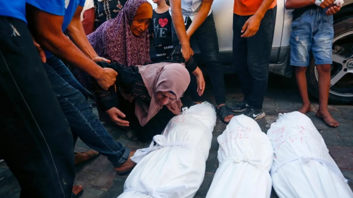 Katil İsrail 'güvenli' dediği alanı yine vurdu: En az 71 kişi hayatını kaybetti