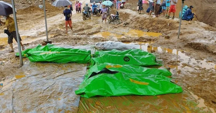 Myanmar’da yaşanan heyelan felaketinde ölü sayısı artıyor