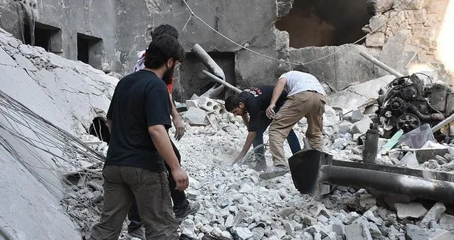 Halep’te yerleşim yerine hava saldırısı: 39 ölü