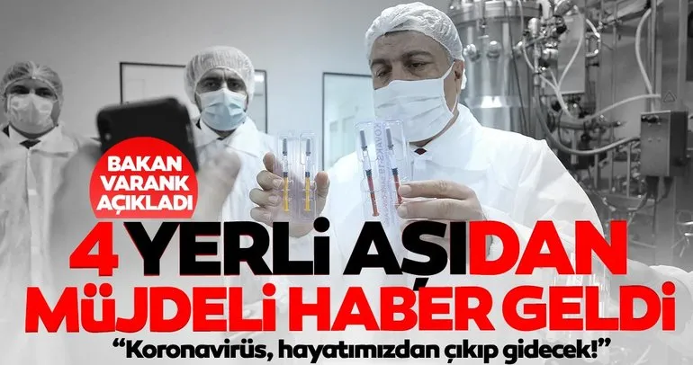 SON DAKİKA: Bakan Mustafa Varank’tan aşı açıklaması! 4 yerli koronavirüs aşısından müjdeli haber geldi!