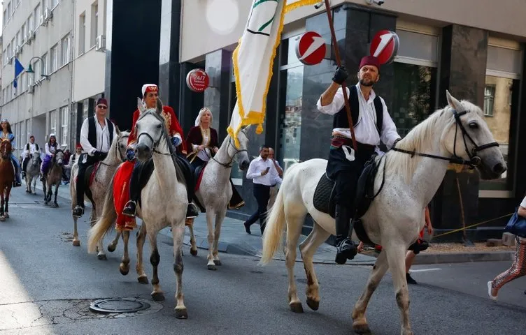 509. Ayvaz Dede Şenlikleri’ne katılacak atlılar Saraybosna’dan yola çıktı