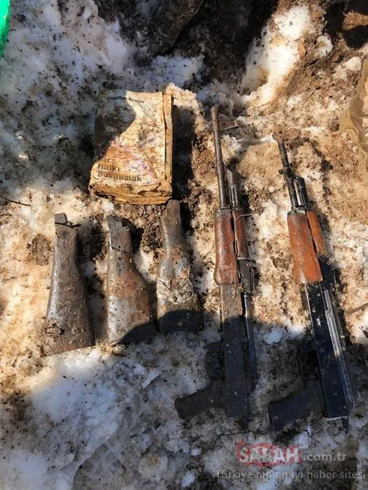Siirt Eruh'ta PKK'lı teröristlerin 3 sığınağı imha edildi