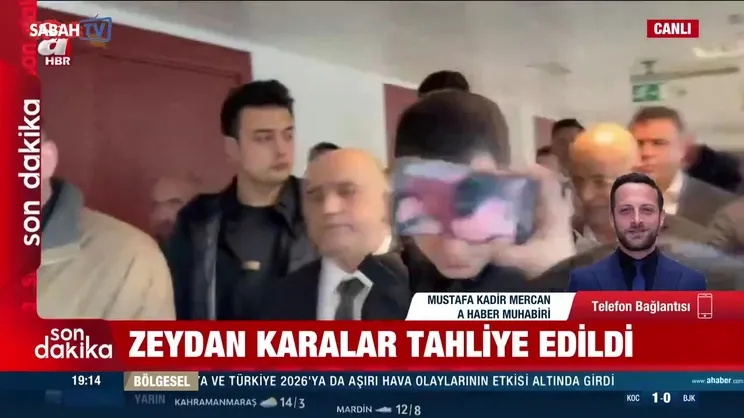 Zeydan Karalar'a tahliye kararı