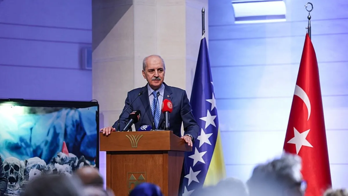 TBMM Başkanı Kurtulmuş’tan ‘Srebrenitsa Soykırımı’ mesajı TBMM Başkanı Kurtulmuş’tan ‘Srebrenitsa Soykırımı’ mesajı