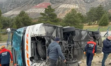 Isparta’da otobüs kazası: 1 ölü 24 yaralı #antalya