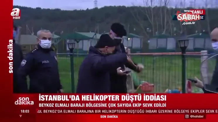 Son dakika: İstanbul'da helikopter düştü iddiası! | Video