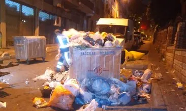 İstanbul’da çöp kaosu