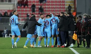 Son dakika haberi: Trabzonspor Ziraat Türkiye Kupası’na çeyrek finalde! Ümraniyespor son anlarda yıkıldı...