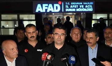 AFAD Başkanı Memiş: İkazlara uyun #erzurum