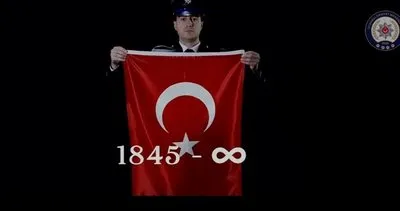 İstanbul Emniyeti’nden anlamlı film! Bayrak sevdasına vurgu yaptılar...