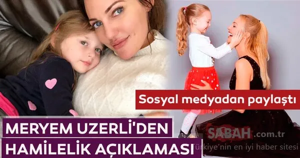 Meryem Uzerli'den hamilelik açıklaması