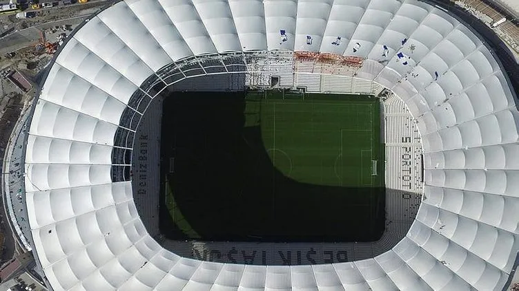 Vodafone Arena’nın son durumu havadan görüntülendi