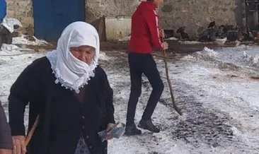 70 yaşındaki Sarıgül Nine, düvesini satıp parasını depremzedelere bağışladı
