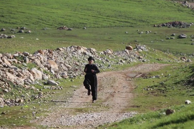 91 yaşındaki Iraklı Azizi her gün 2 saat yürüyüş yapıyor