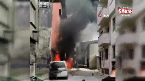SON DAKİKA! Bursa'da uçak evlerin arasına düştü! Peş peşe patlamalar | Video