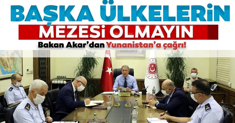 Bakan Akar’dan Yunanistan’a net mesaj: