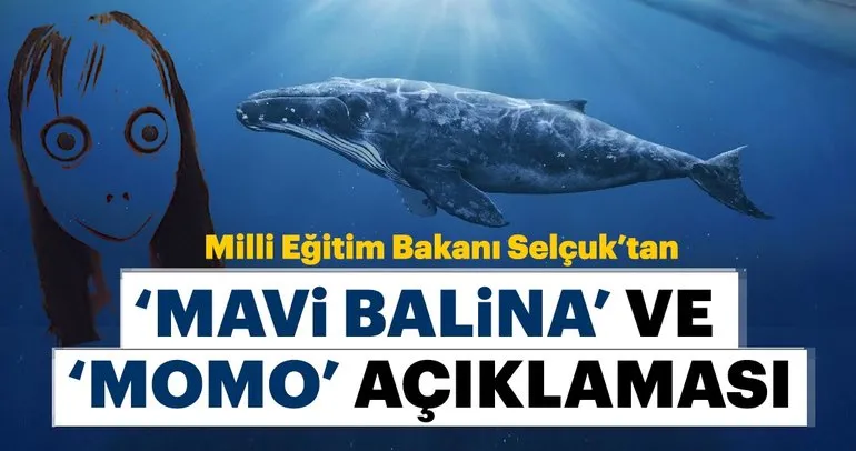 Milli Eğitim Bakanı Ziya Selçuk’tan son dakika Mavi Balina ve Momo oyunu açıklaması