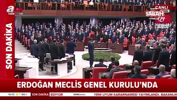 Cumhurbaşkanı Erdoğan yemin ederken CHP'li vekiller ayağa kalkmadı