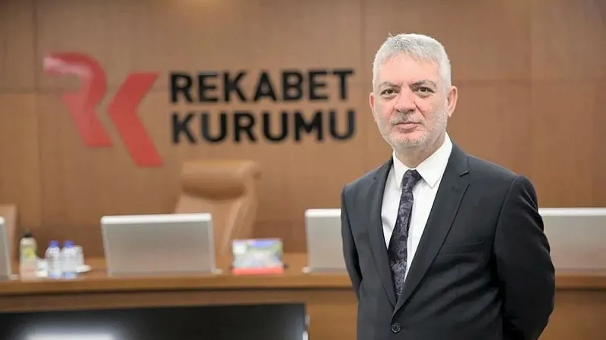 Rekabet Kurumu logosu ve yapay zeka temsili görseli
