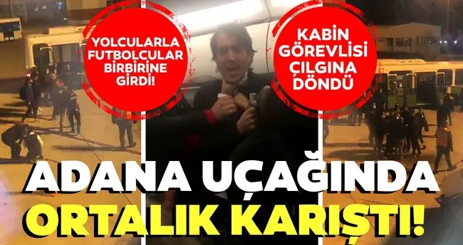 Ucakta Korku Dolu Anlar Birbirlerine Girdiler Son Dakika Haberler