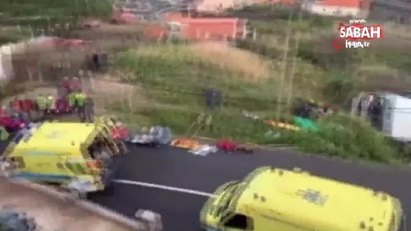 Portekiz’de otobüs devrildi, 28 kişi öldü