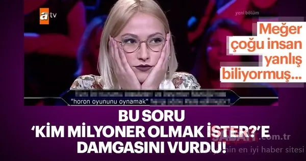 Kim Milyoner Olmak İster 774. bölüm soru ve cevapları!