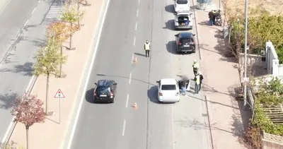 Ehliyetsiz sürücünün oyununu drone kamerası bozdu #konya