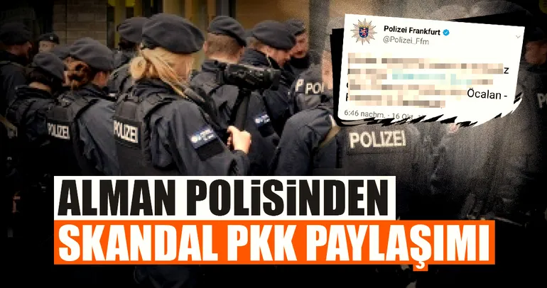 Alman polisinden skandal paylaşım!